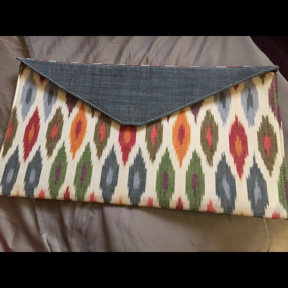 Custom made oversized envelope purse.